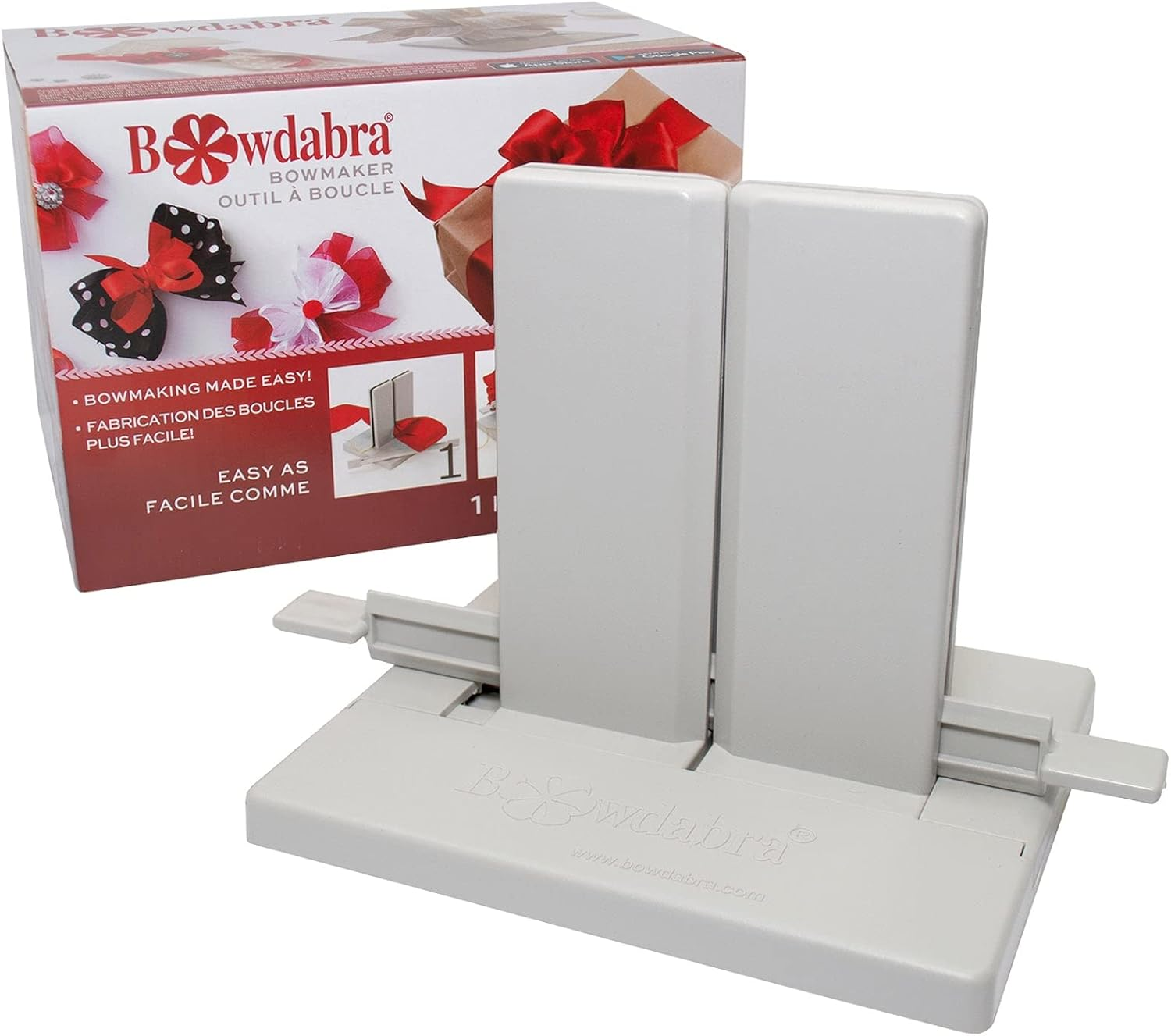 BOWDABRA Bow Maker - Burlap and Bling Decor