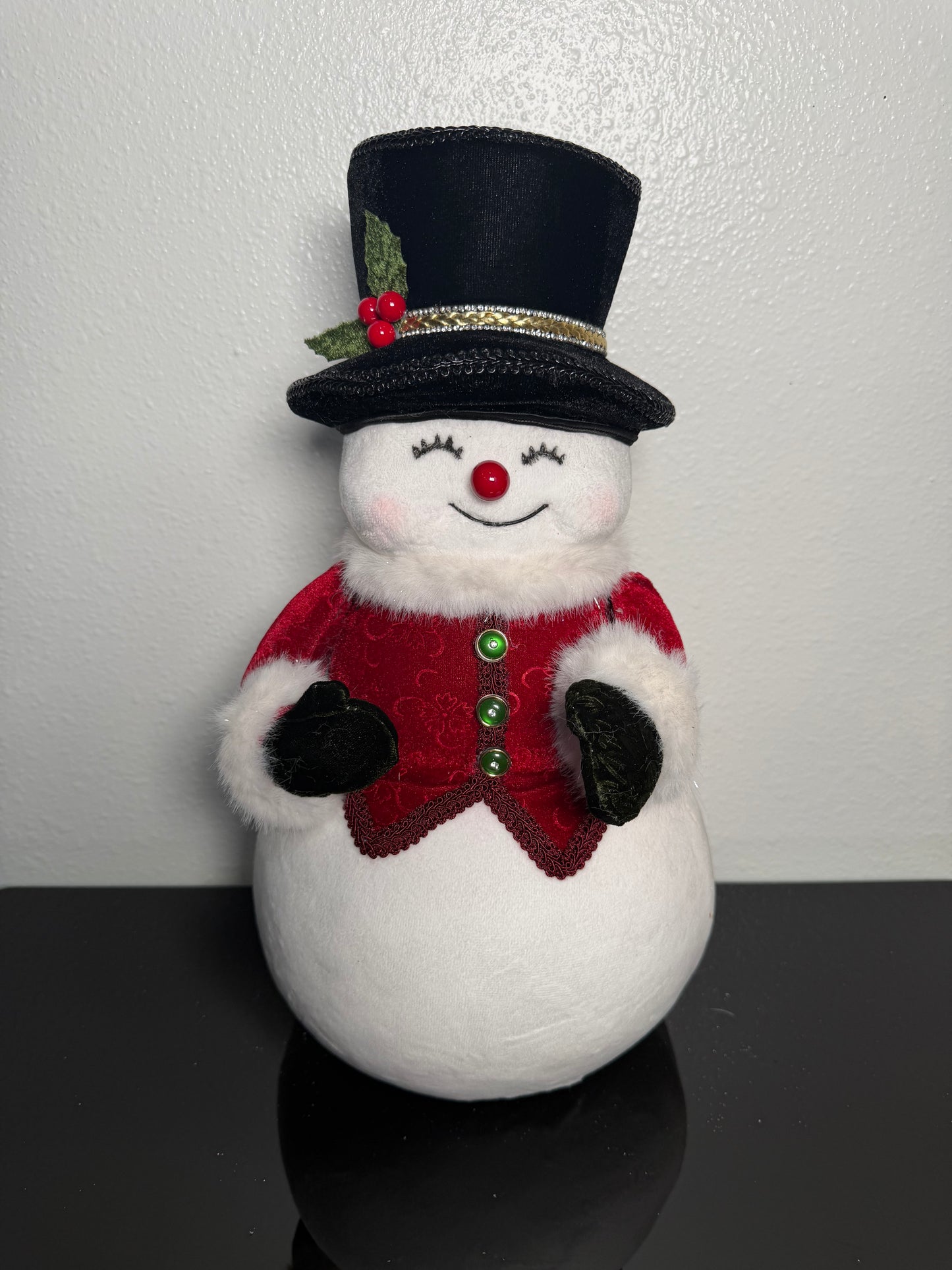 SNOWMAN WHITE, 22 22 38CM