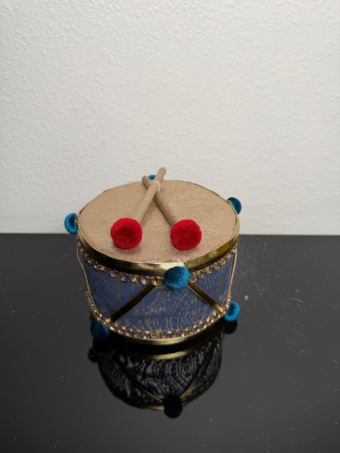 HANGING DRUM BLUE, 13 13 10CM