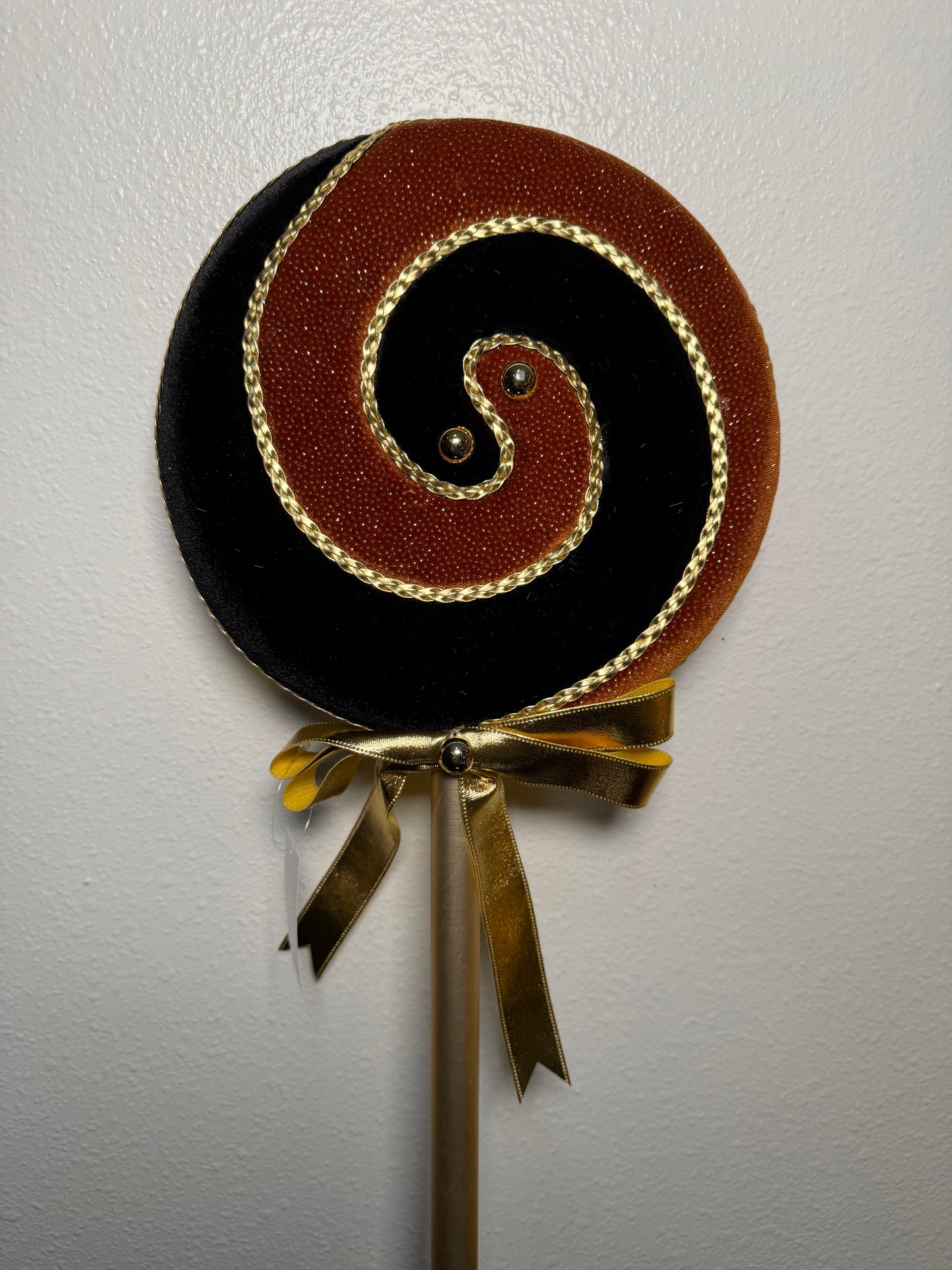 LOLLIPOP SWIRL BROWN/BLACK/GOLD 26 4 66CM