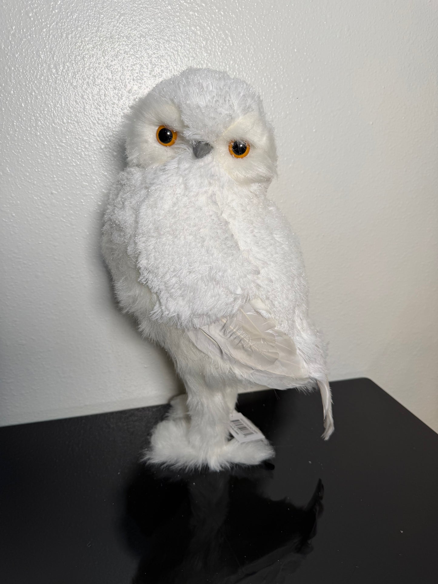16.5" Stomper White Tan Owl