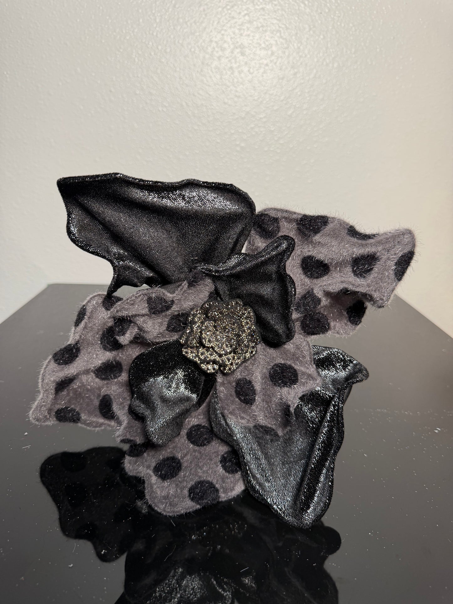 FLOWER PICK MULTI BLACK/LACE/BROWN 35 35 58CM