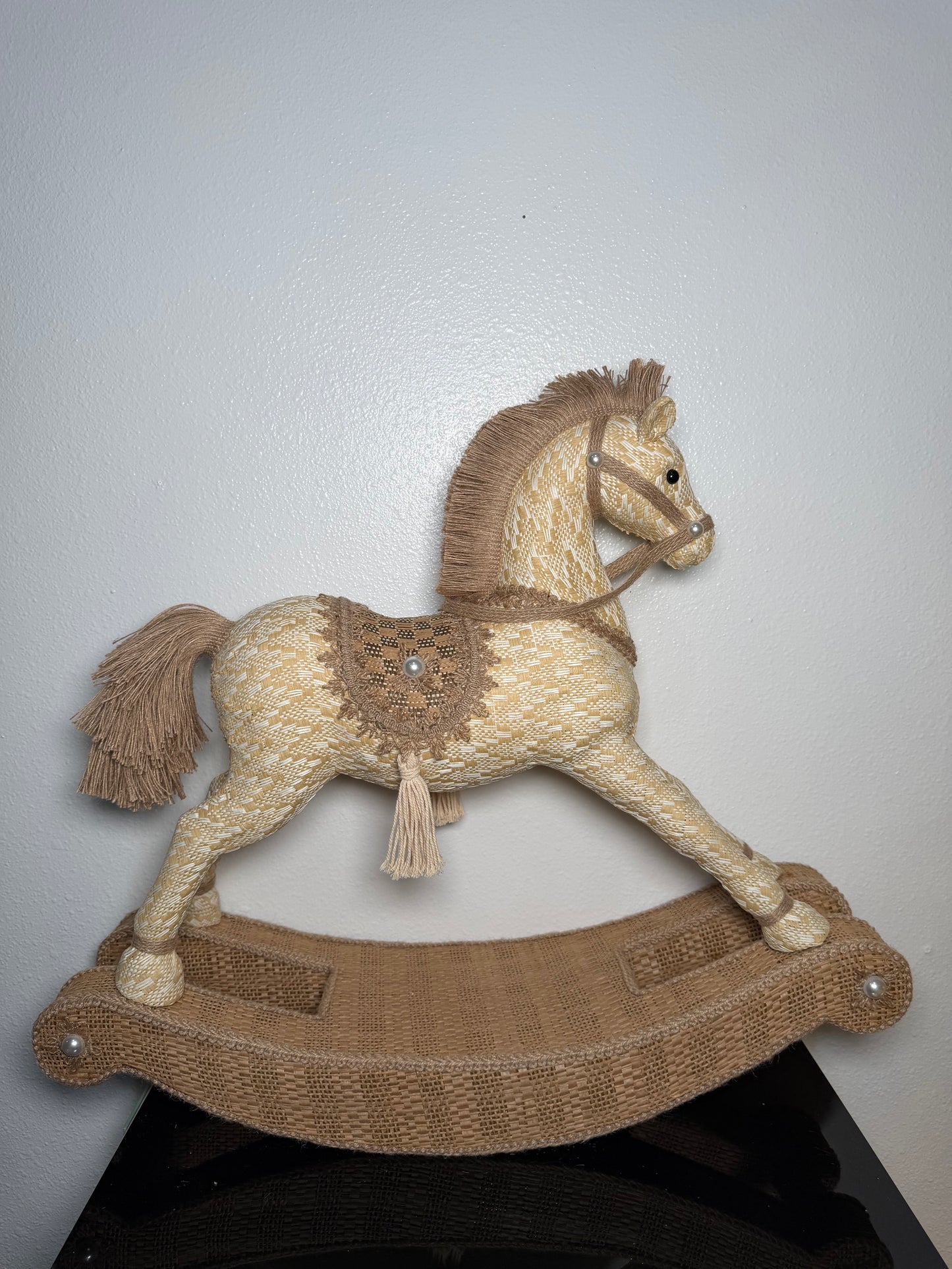 ROCKING HORSE NATURAL 68 20 59CM