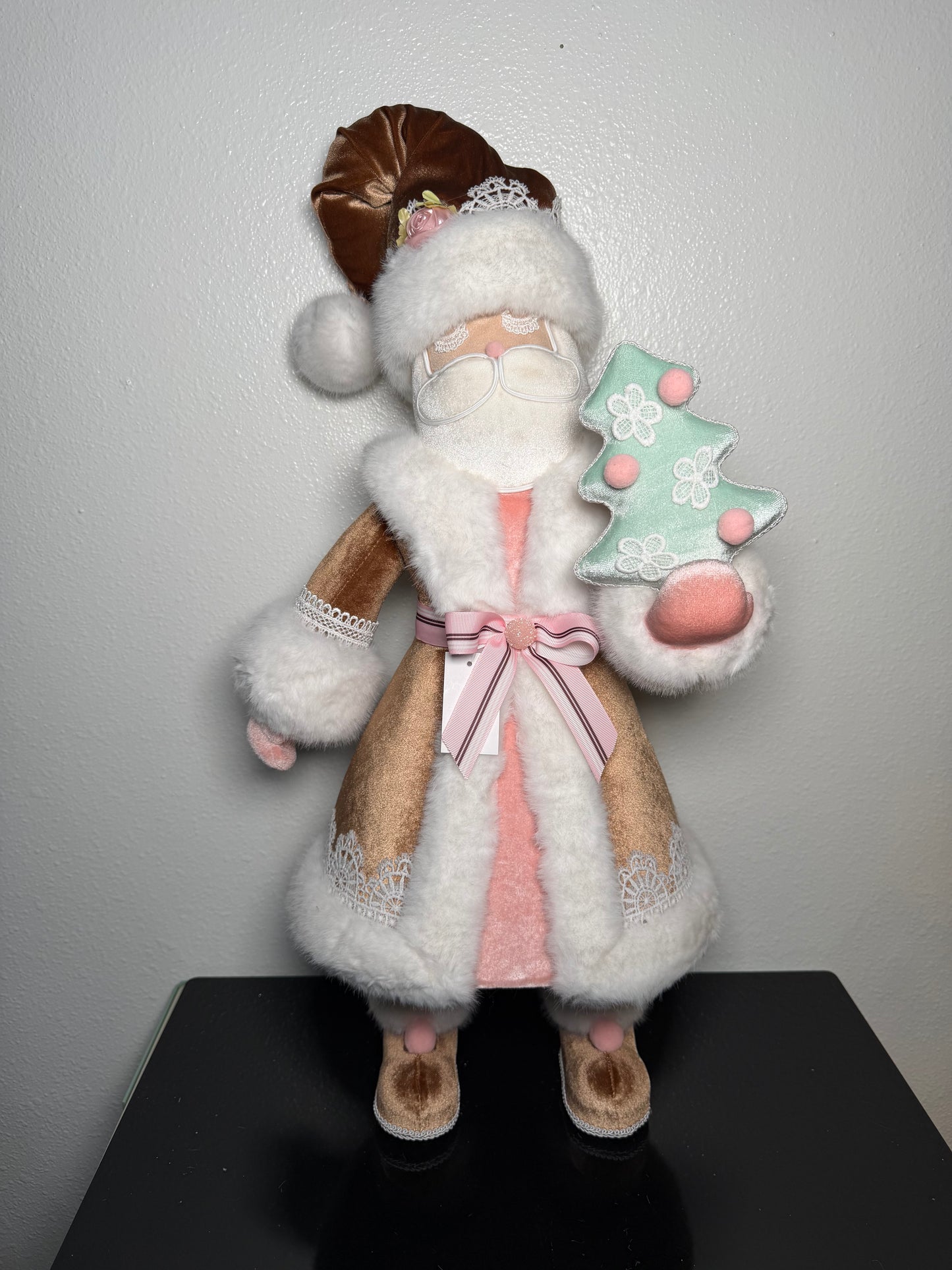 SANTA CLAUS BROWN 32 26 64CM