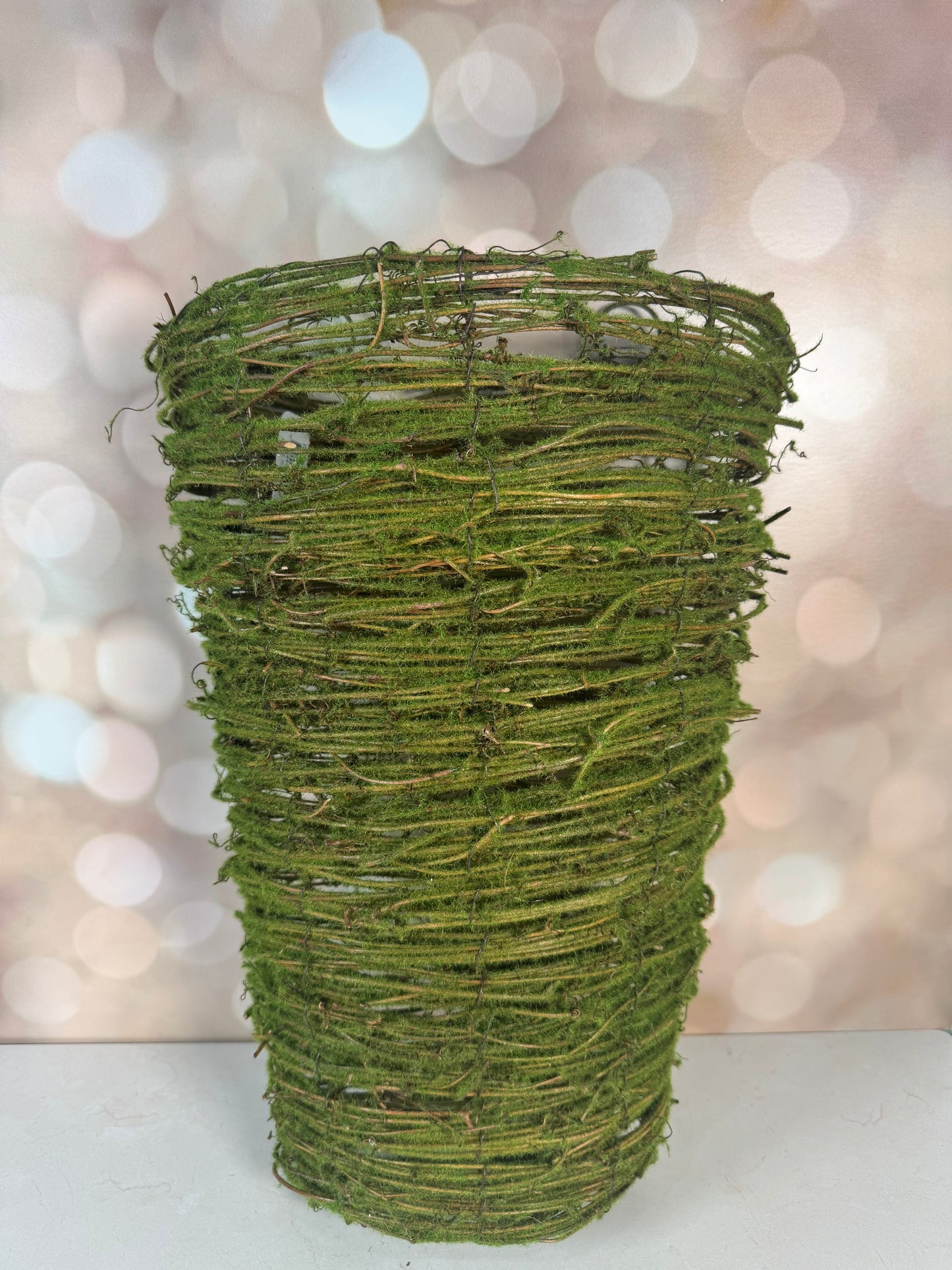 VINE WALL BASKET GREEN small, medium or large