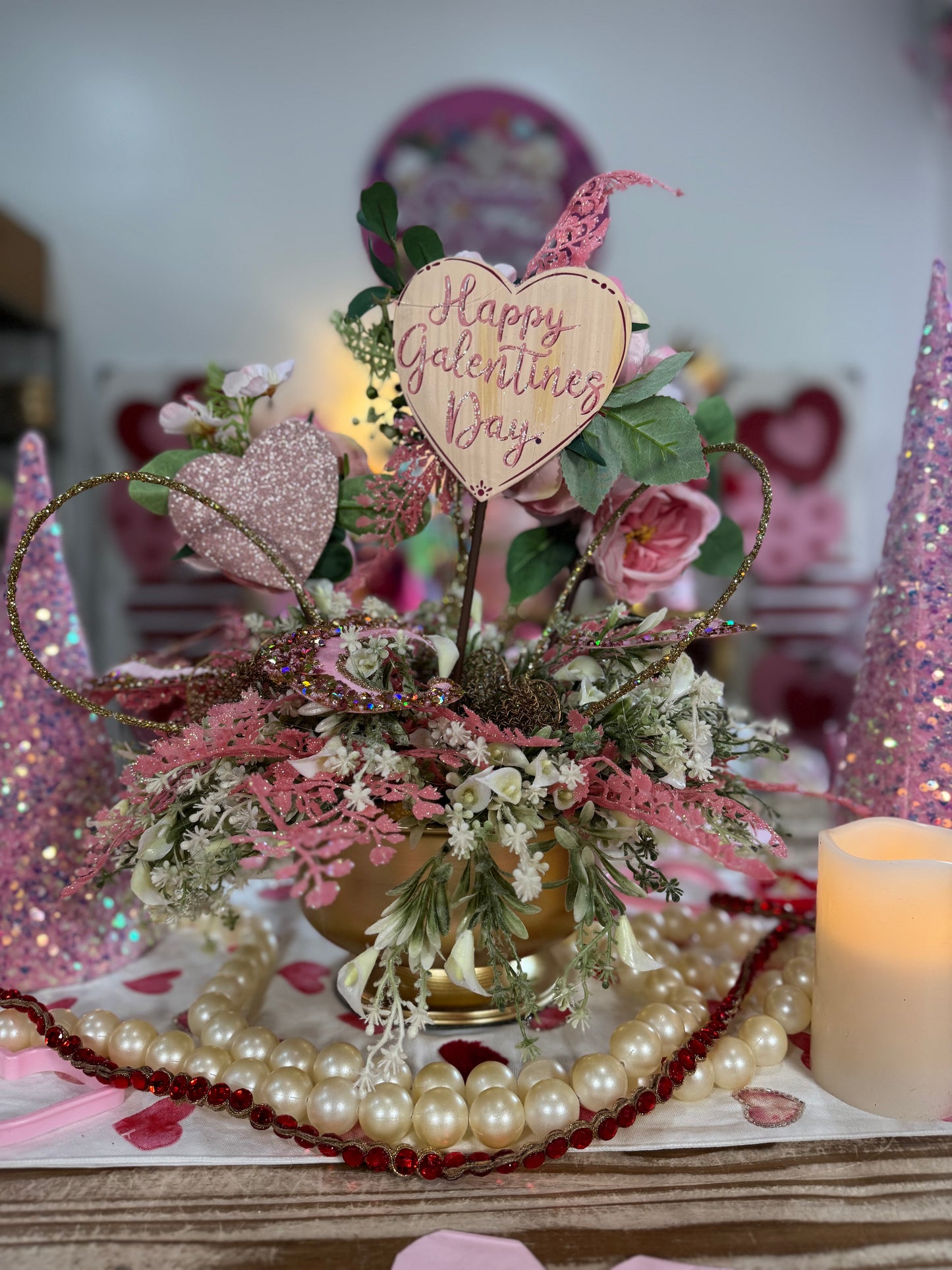 Galentine's Day Centerpiece