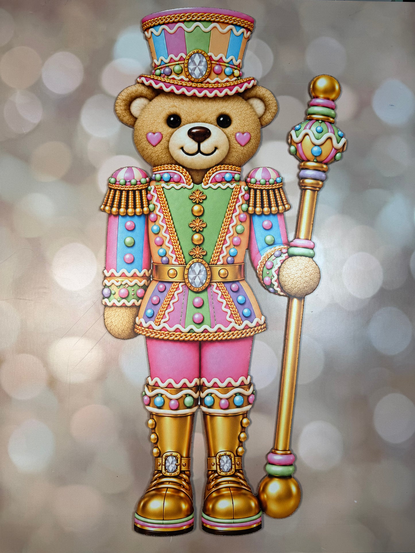 Pastel Nutcracker 22"