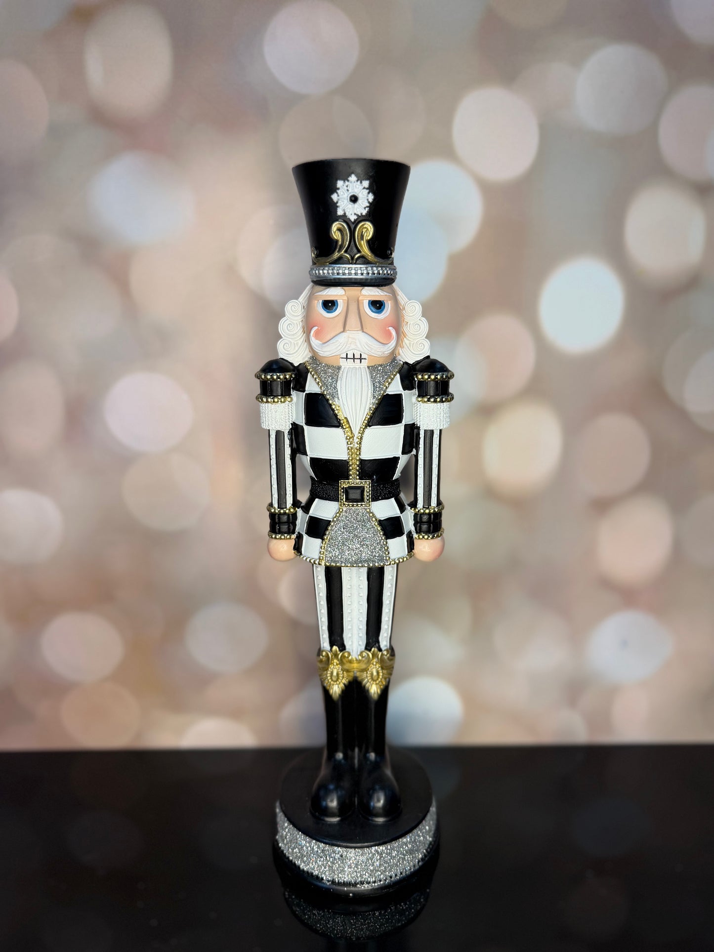 13" RESIN ROYAL NUTCRACKER ASST CHOOSE ONE Crown or Top Hat