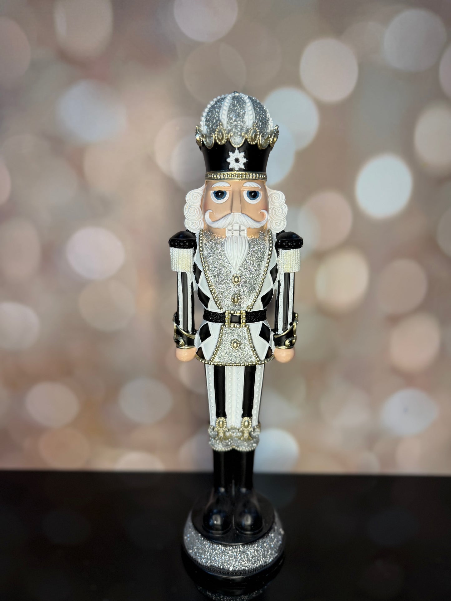13" RESIN ROYAL NUTCRACKER ASST CHOOSE ONE Crown or Top Hat