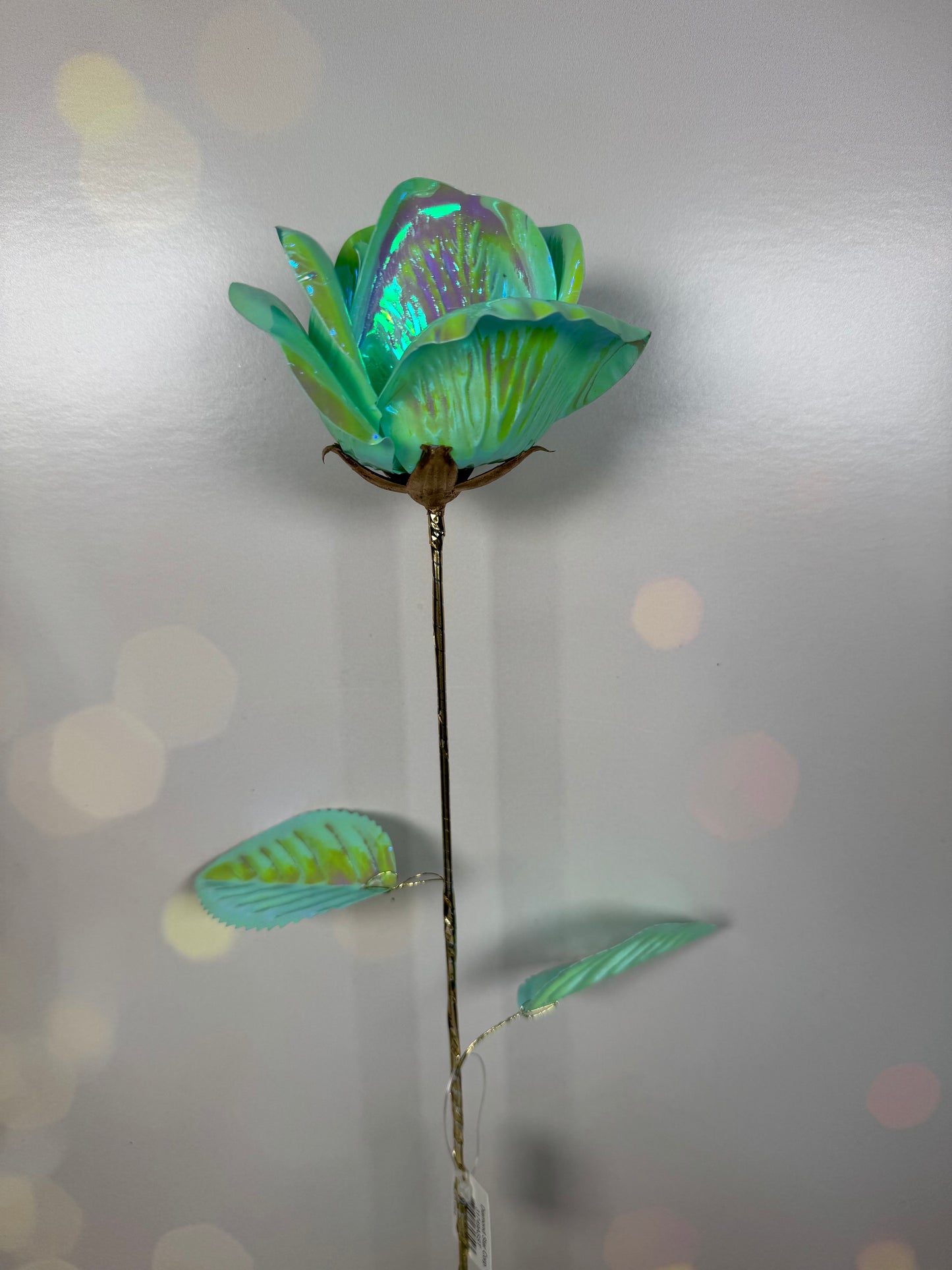 D3.5''H19.7'' - ROSES, CHOOSE ONE - Burlap and Bling Decor