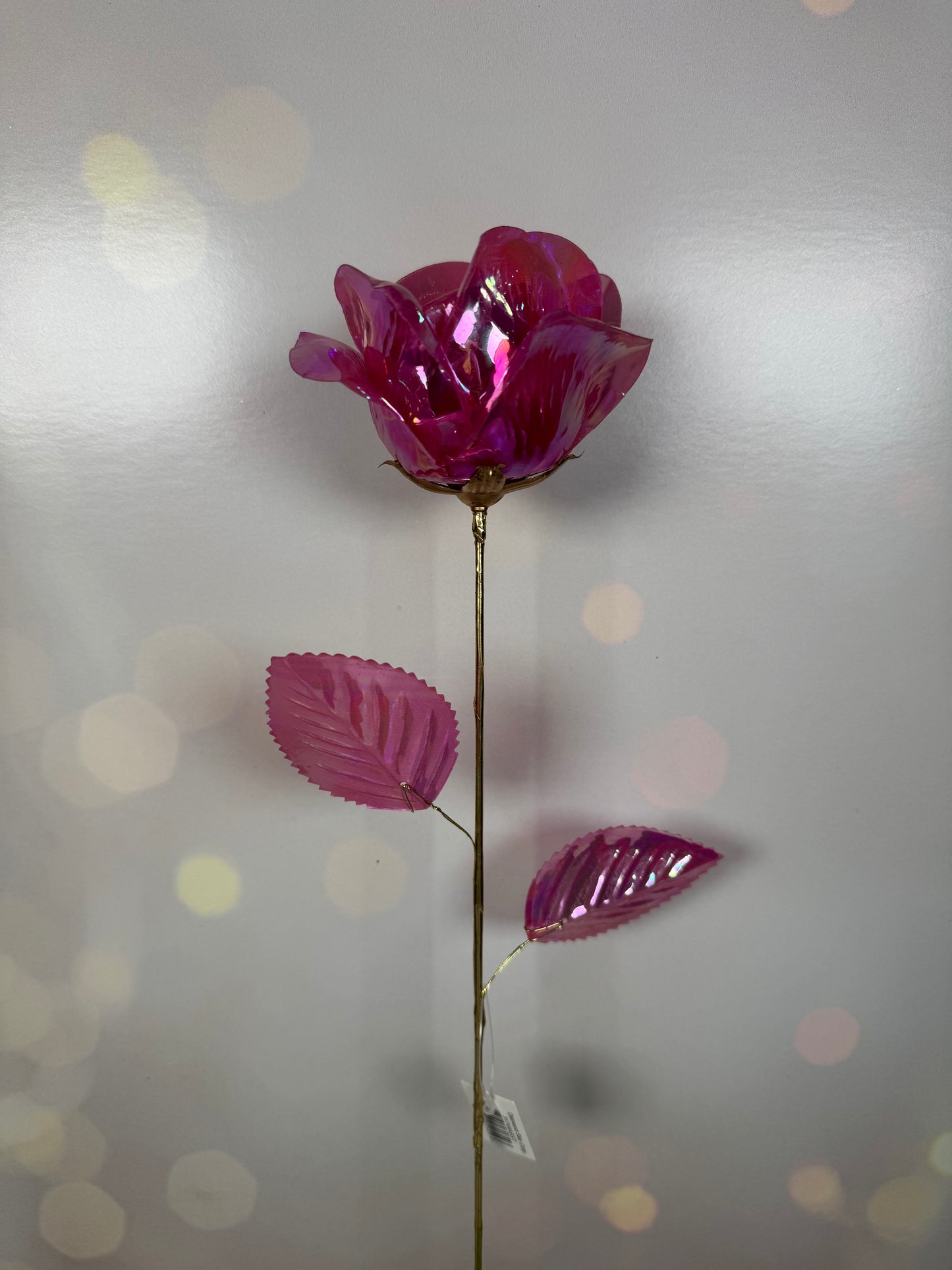 D3.5''H19.7'' - ROSES, CHOOSE ONE - Burlap and Bling Decor