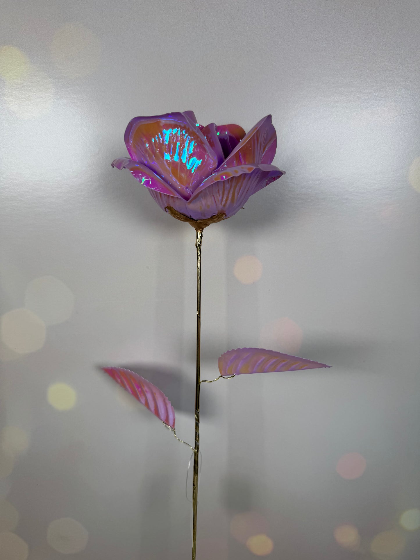 D3.5''H19.7'' - ROSES, CHOOSE ONE - Burlap and Bling Decor
