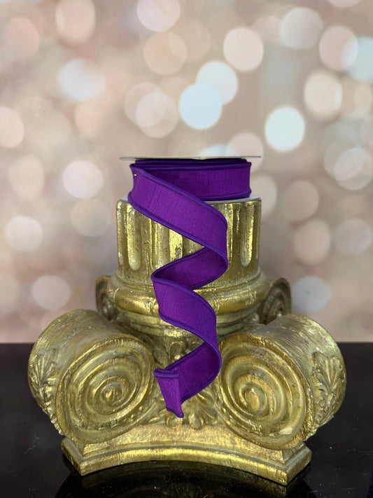 7/8"X10YD- PURPLE DUPIONI