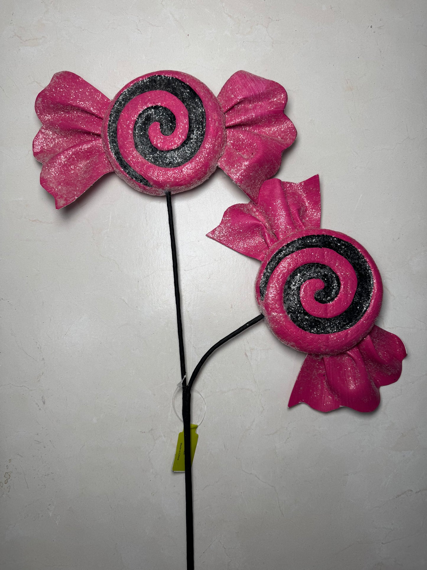 Candy Spray Hot Pink/Black - Burlap and Bling Decor