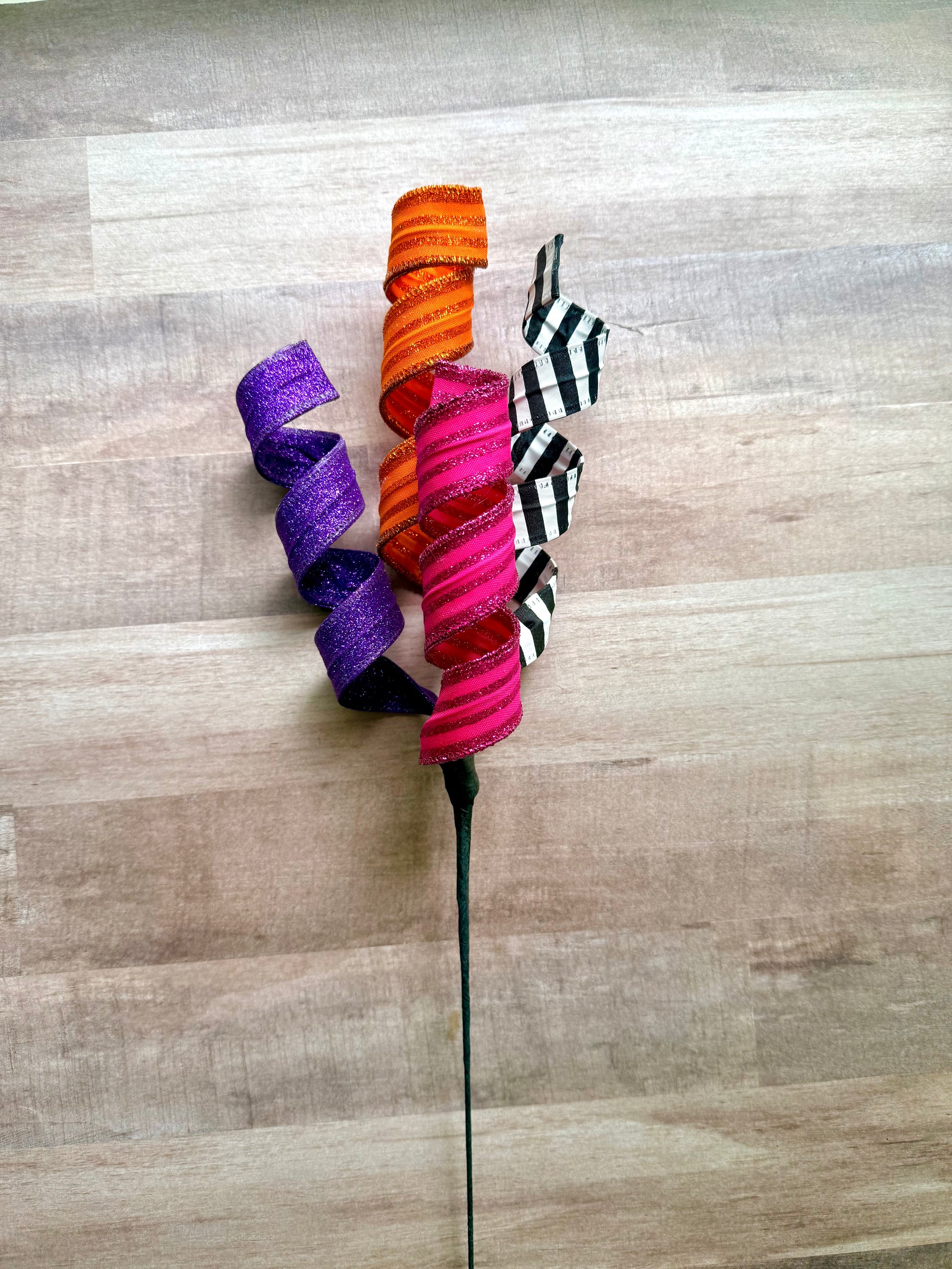 Halloween Ribbon Swirl - Burlap and Bling Decor