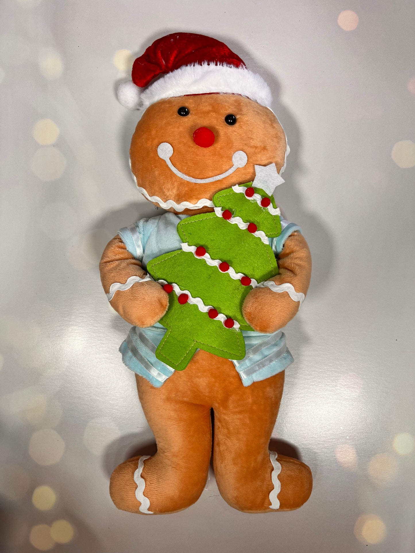 Plush Boy Gingerbread H18xW7xD4