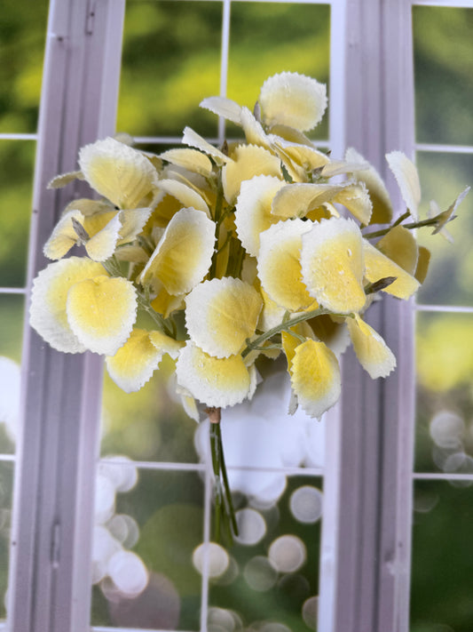 18IN FLORAL SPRAY(YELLOW) - Burlap and Bling Decor