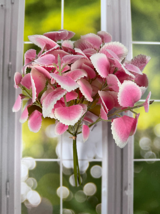 18IN FLORAL SPRAY(PINK) - Burlap and Bling Decor