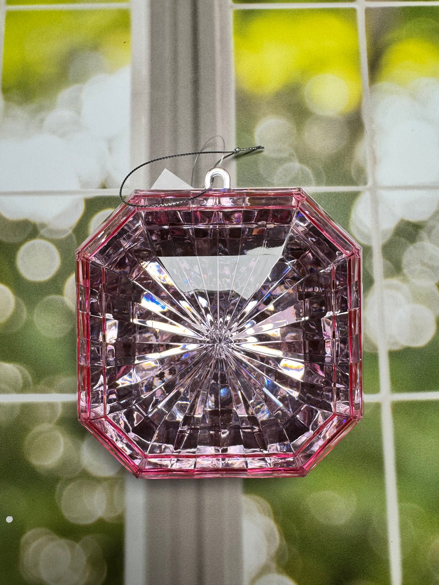 Square Jewel Pink 4.75" - Burlap and Bling Decor