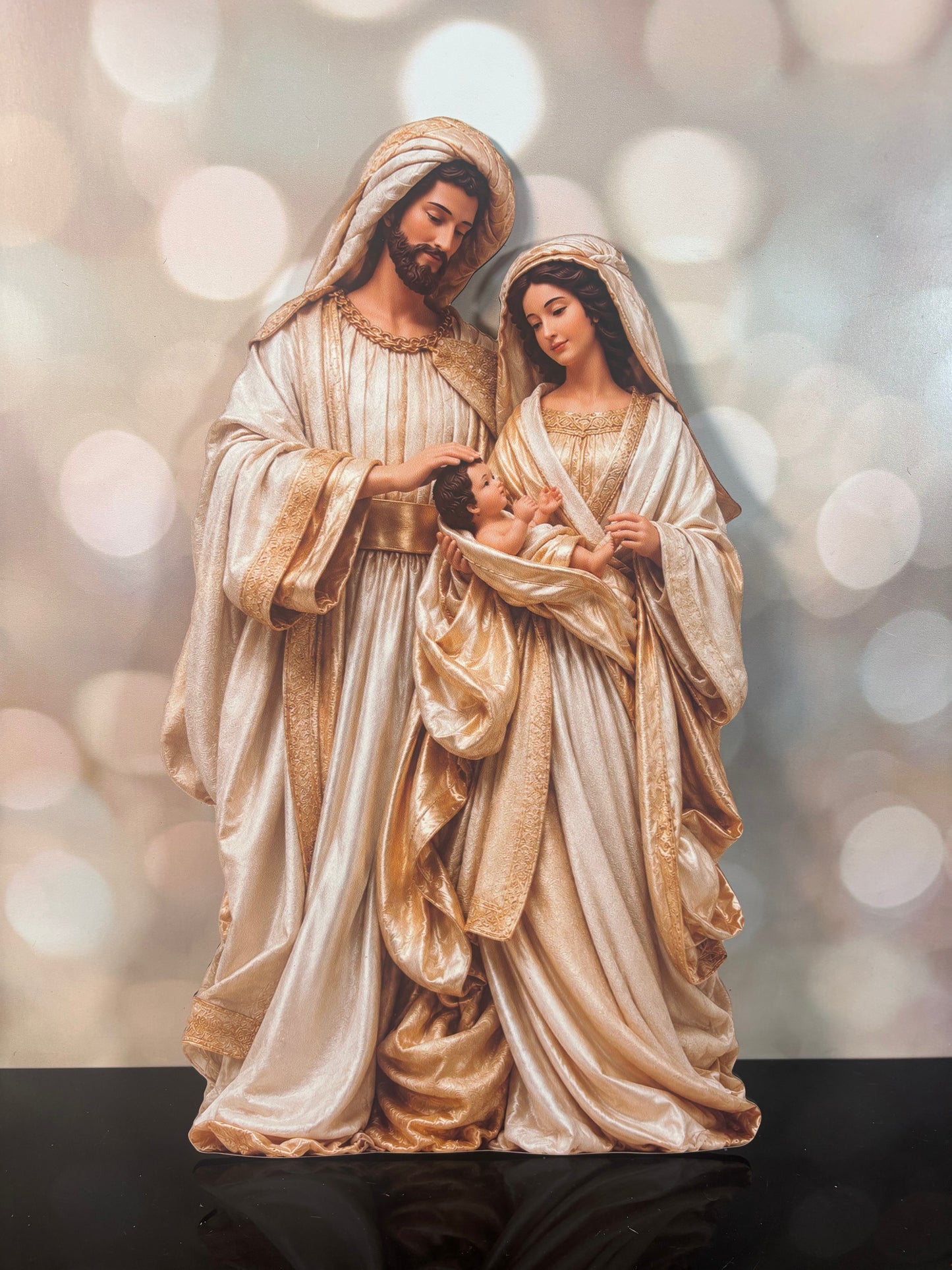 Holy Family Gold - 16" Light Tone