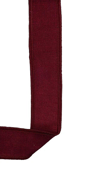 7/8"X10YD DUPIONI BURGUNDY
