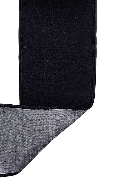 2.5"X10YD DUPIONI BLACK/GREY