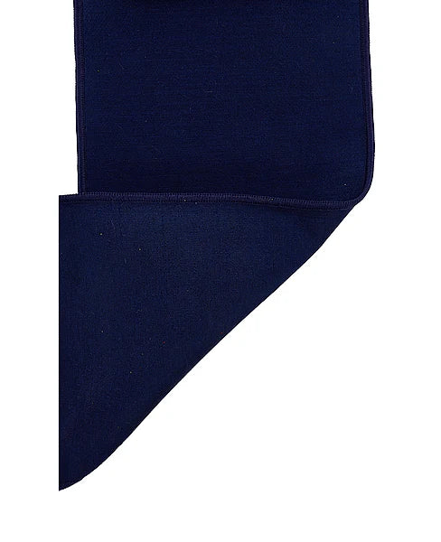 4"X10YD DUPIONI NAVY BLUE