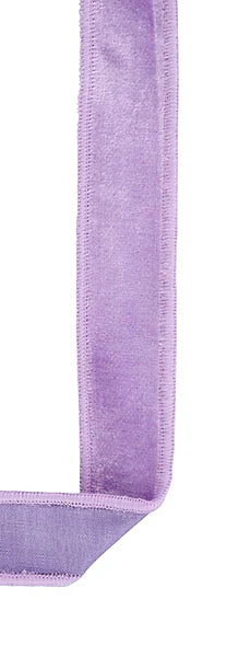 7/8"X10YD VELVET/DUPIONI LAVENDER