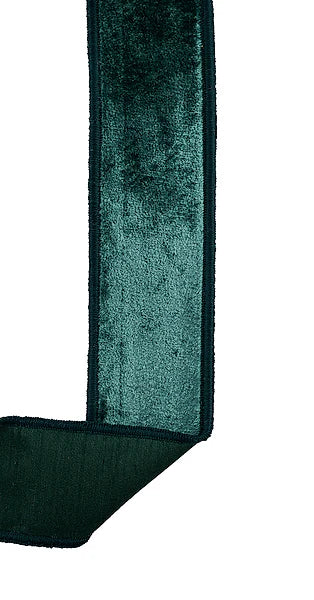 1.5"X10YD VELVET/SILK HUNTER GREEN