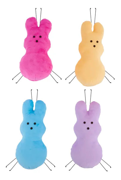12"H X 6"L BUNNY WREATH ATTACHMENT 4 ASST: LAV/PNK/TURQ/YLLW