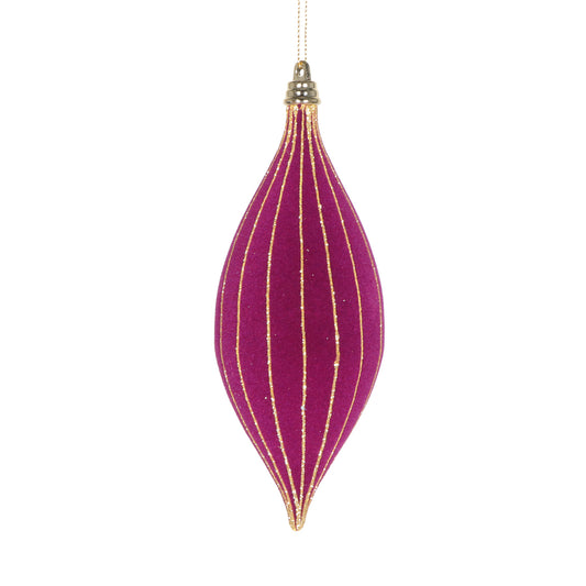 7" Dark Purple Shuttle Ornament