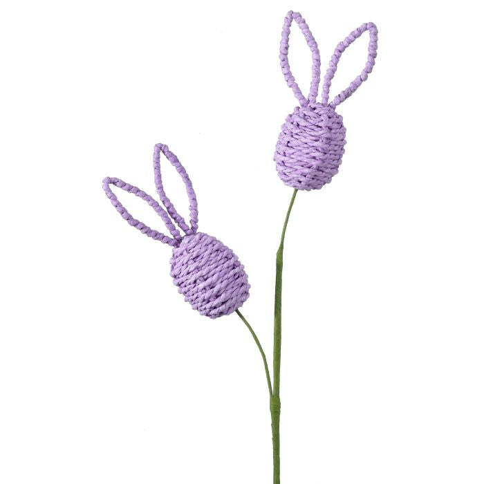22" PAPER WRAPPED WEAVE EGG STEM - Burlap and Bling Decor