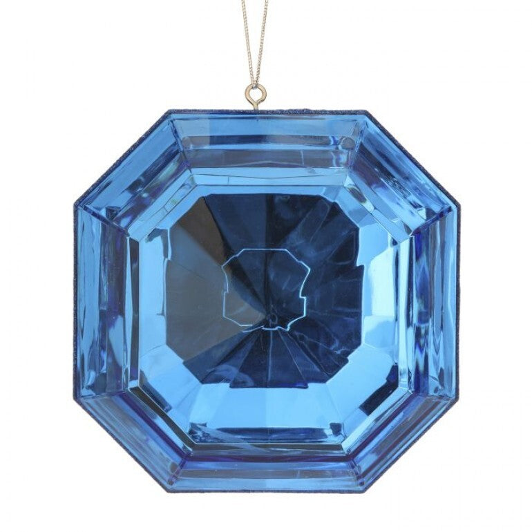 6" ACRYLIC SQUARE PRECIOUS GEM ORNAMENT SAPH