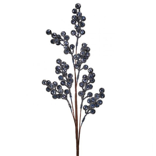 26" GLITTER BERRY SPRAY MIDB