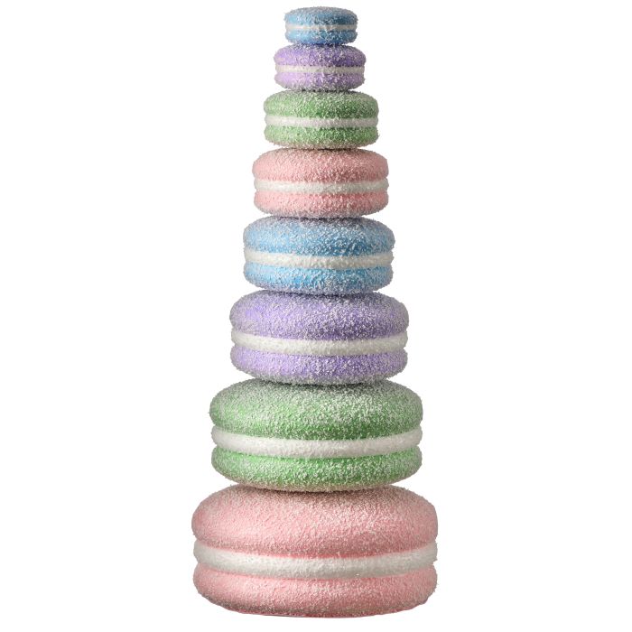 20" MACAROON STACK - Burlap and Bling Decor