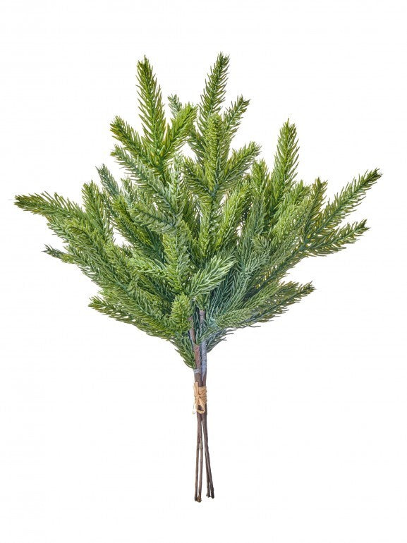 16" REAL TOUCH WINTER MINI FIR BUNDLE BLGR
