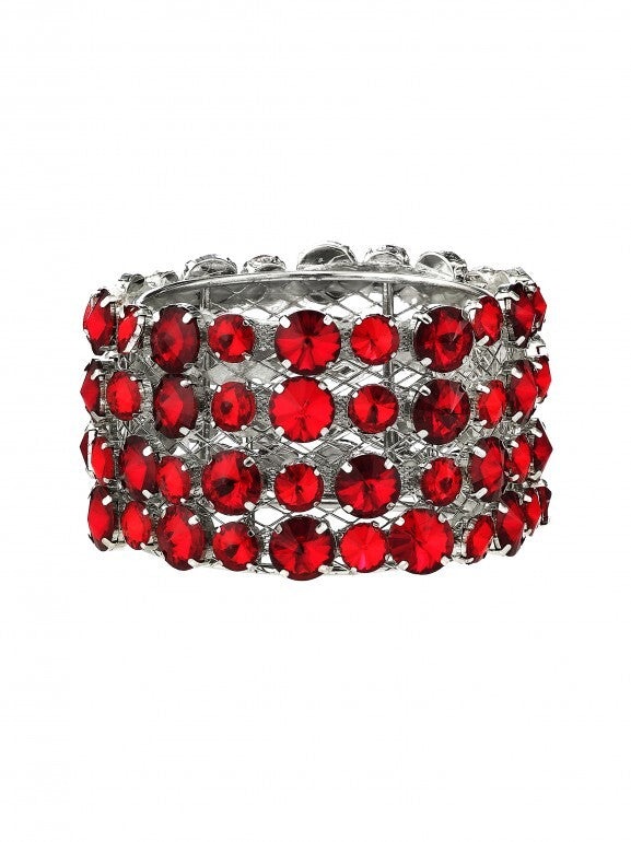 4.25" x 3.25"ID FAUX DIAMOND CUFF RING RDSI