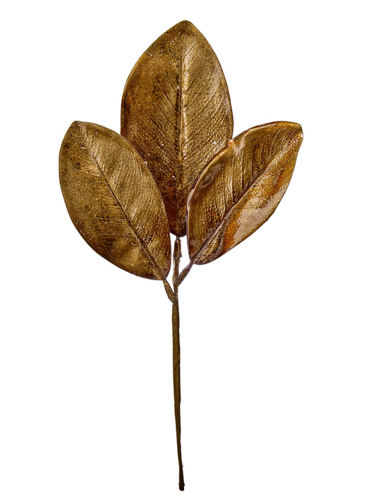 15" GILDED MAGNOLIA PICK CHOC