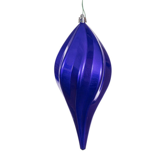 8" Purple UV Candy Swirl Drop