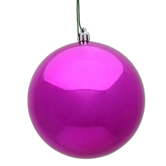 4.75" Fuchsia Shiny Ball