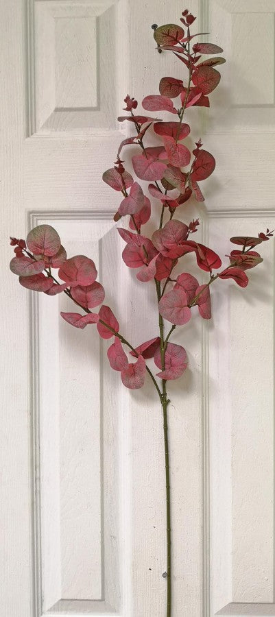 36IN EUCALYPTUS SPRAY RED - Burlap and Bling Decor