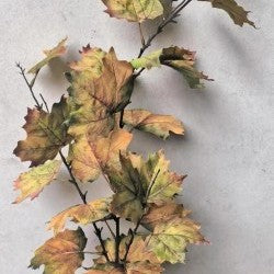 47IN MAPLE LEAF SPRAY GREEN YELLOW - Burlap and Bling Decor