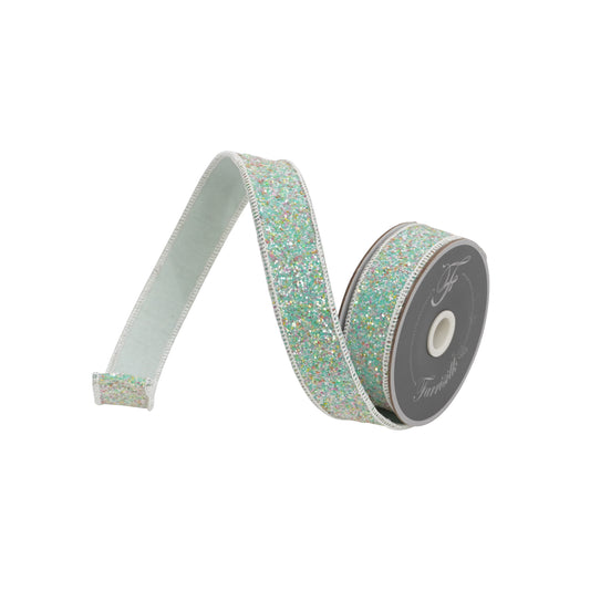 1"X10YD SPEARMINT GLITTER MINT