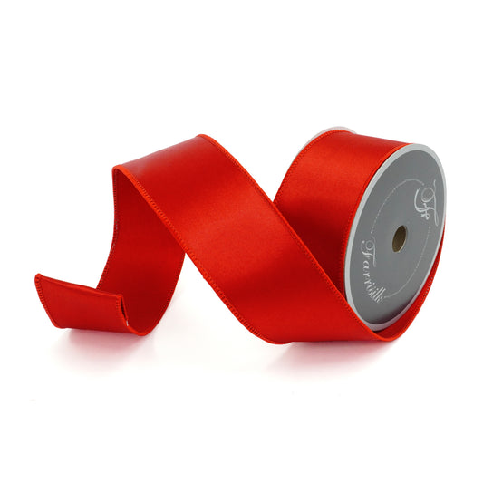 2.5"X5YD SATIN RED