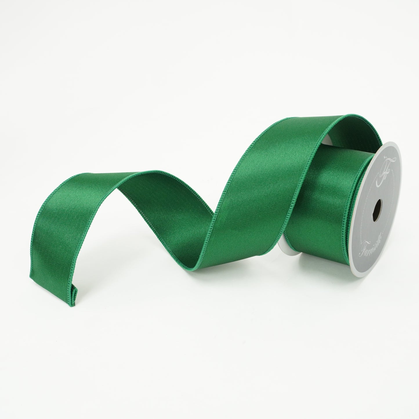 2.5" X 10YD SATIN EMERALD