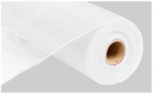 10"X10YD MESH WHITE - Burlap and Bling Decor