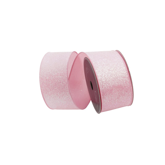 2.5"X10YD SUGAR FROST LIGHT PINK