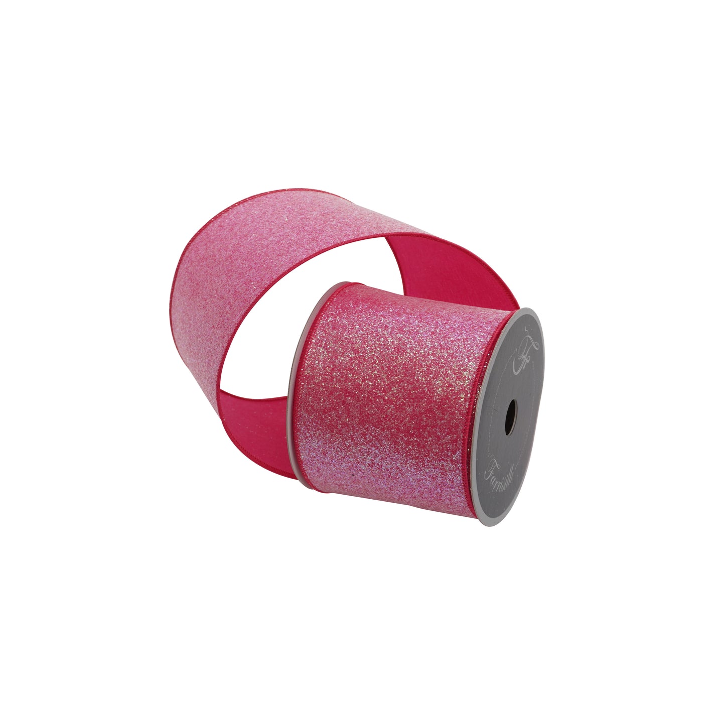 4"X10YD SUGAR FROST HOT PINK