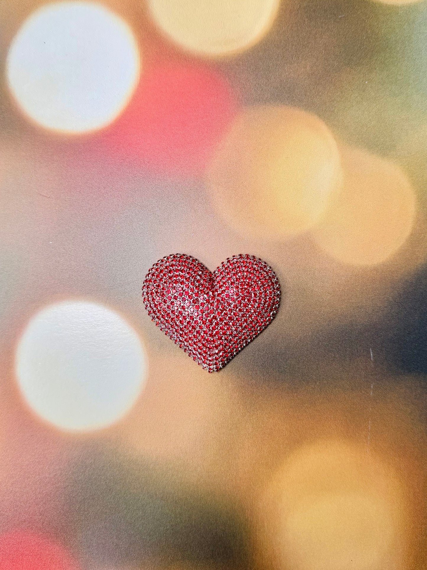 2.5" Jeweled Hearts ASSORTED