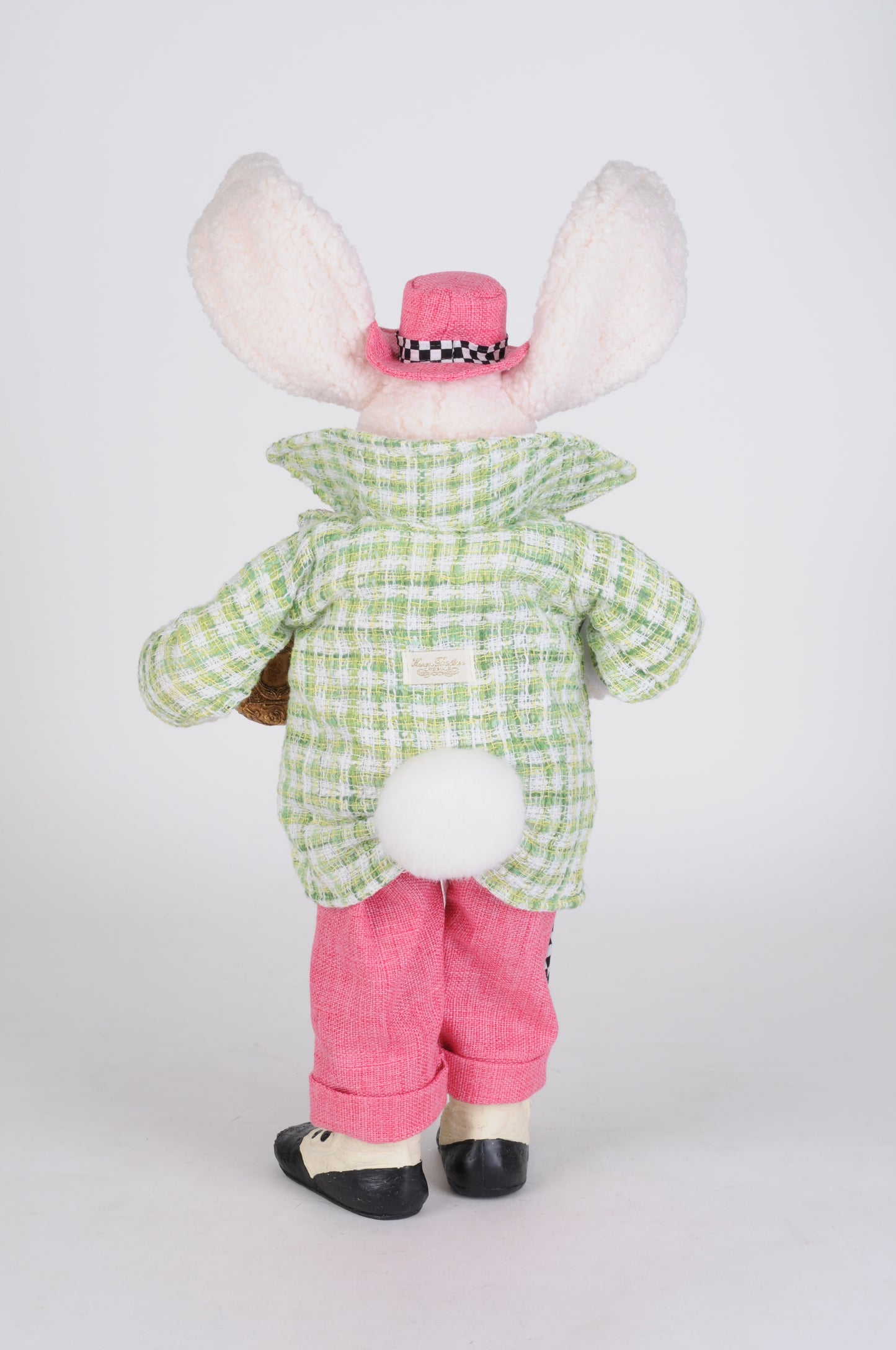 Time for a Stroll Bunny - Burlap and Bling Decor